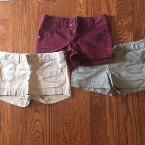 3 juniors shorts size 3